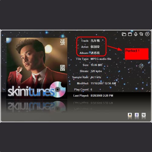 SkiniTunes : A great companion to iTunes